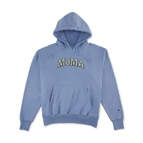 Champion Garment-Dyed Hoodie - MoMA Edition - Wildflower Pale Blue