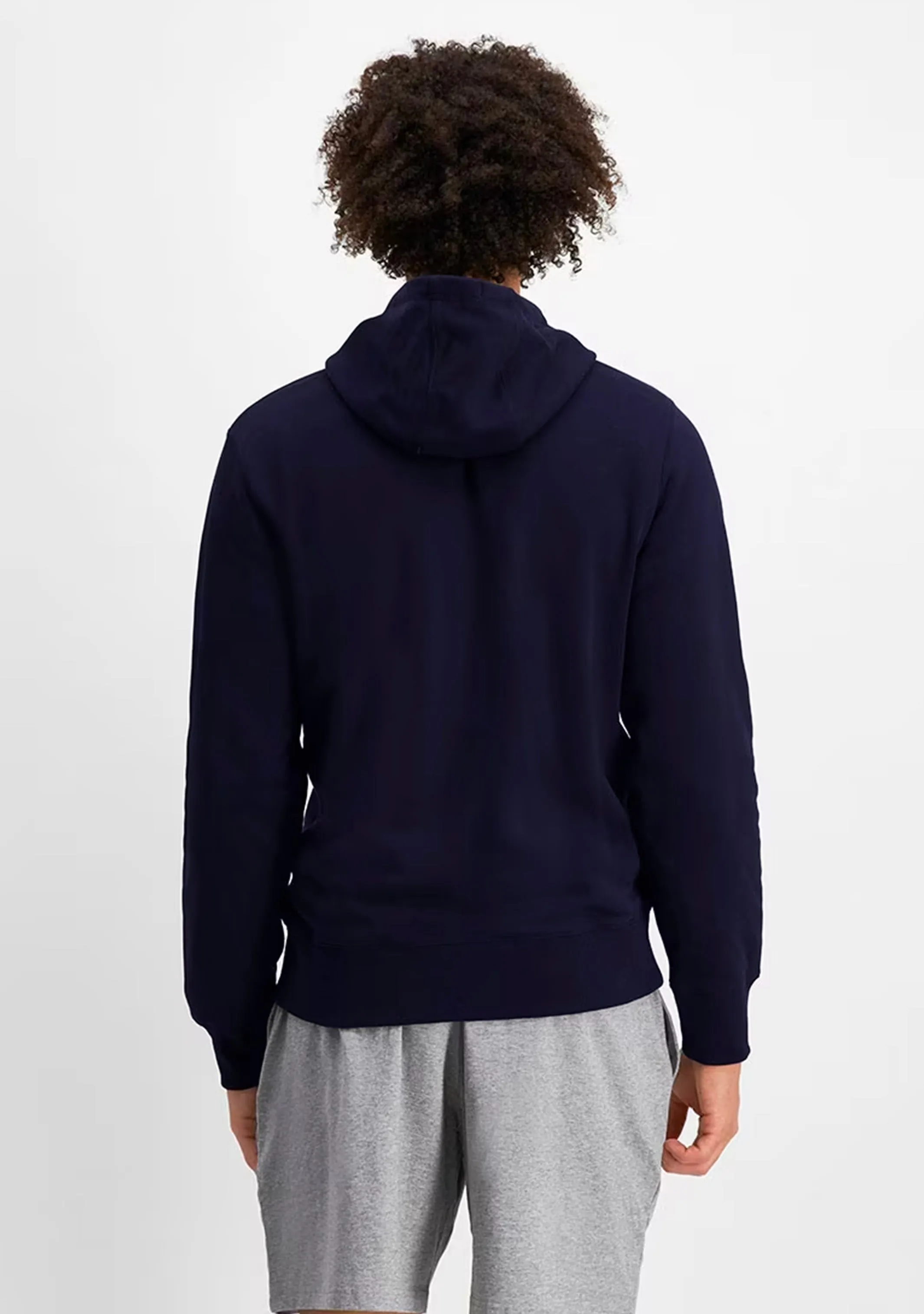 Champion Mens Script Hoodie Navy <br> AY79N NVY