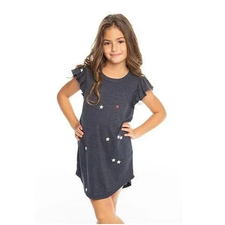 Chaser Girls Americana Mini Stars Triblend Dress