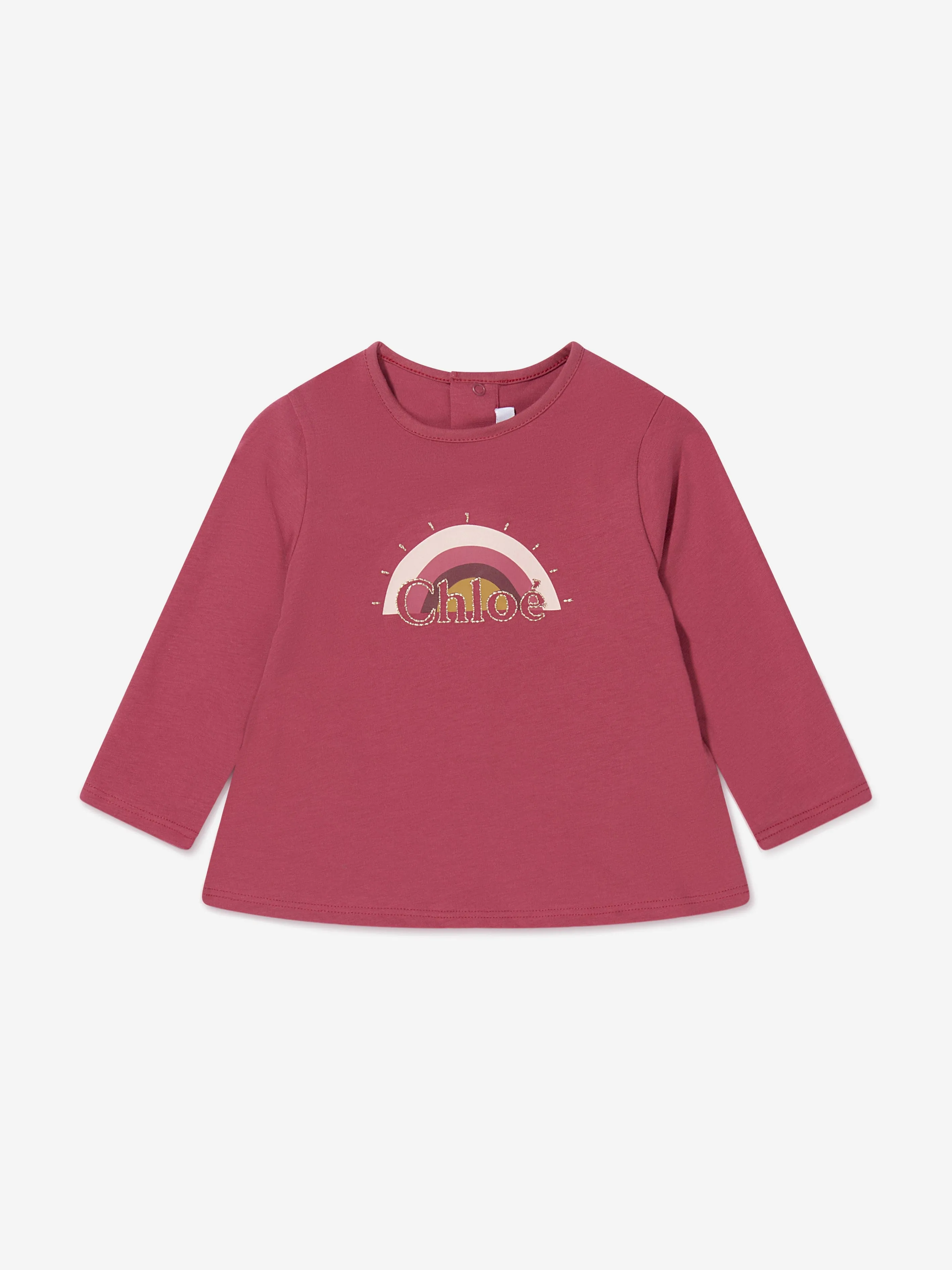 Chloé Baby Girls Long Sleeve Logo T-Shirt