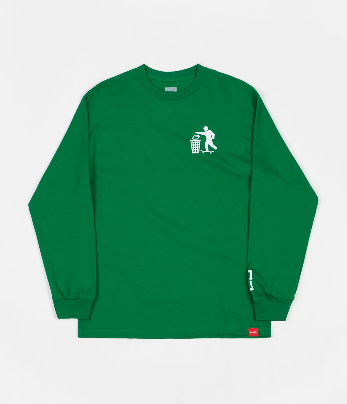 Chocolate Don't Trash Long Sleeve T-Shirt - Green