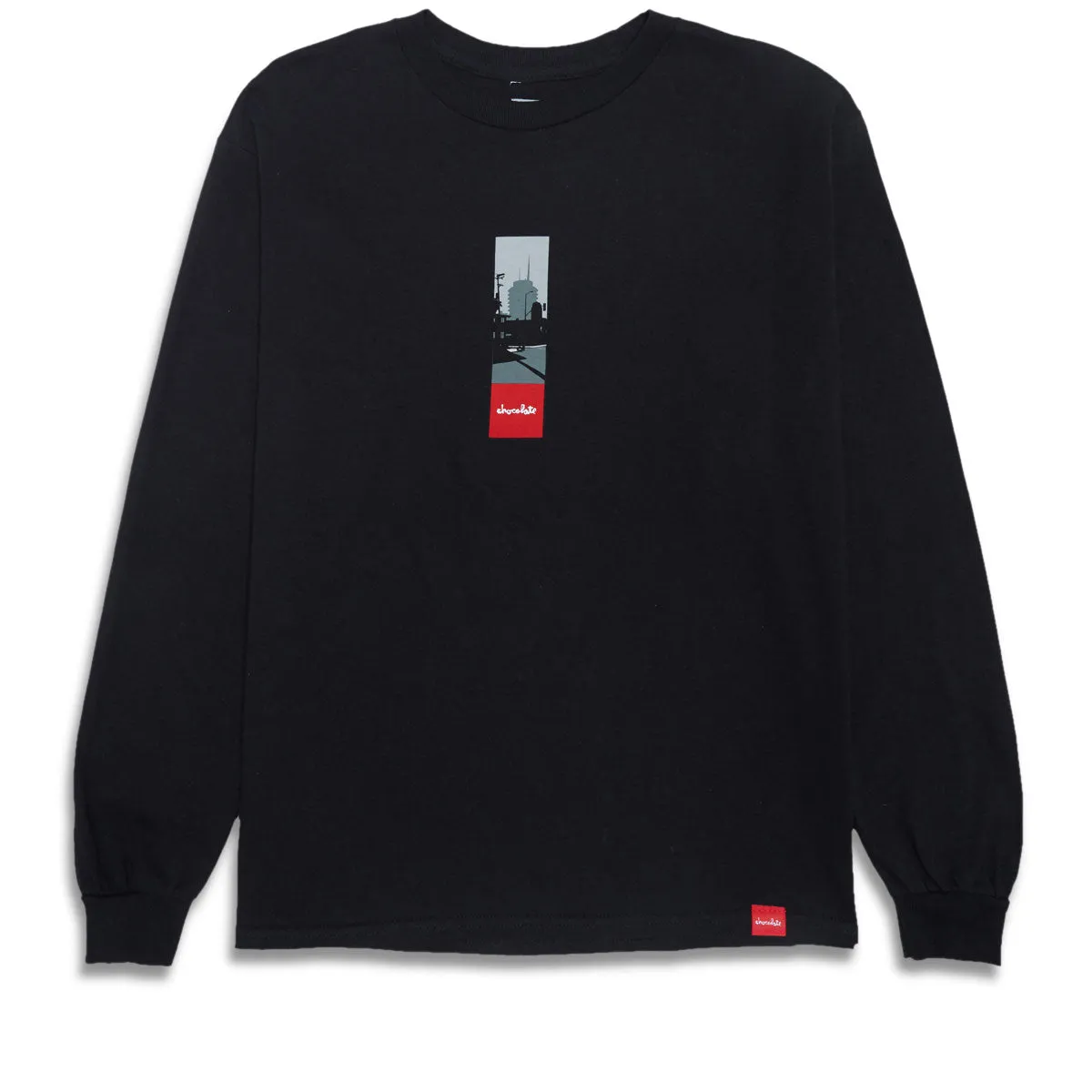 Chocolate Return To City Long Sleeve T-Shirt - Black