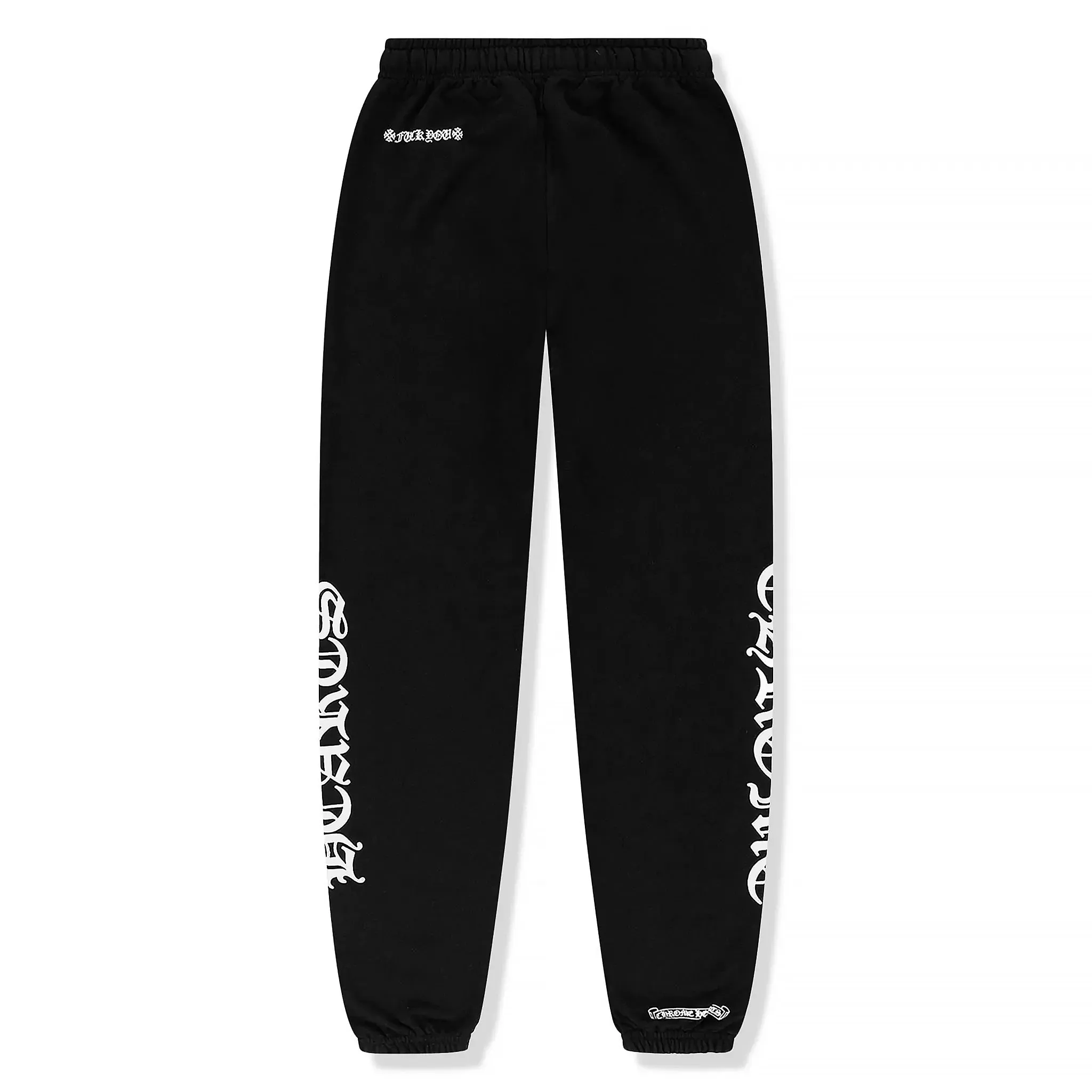 Chrome Hearts Logo Drawstring Black Sweatpants