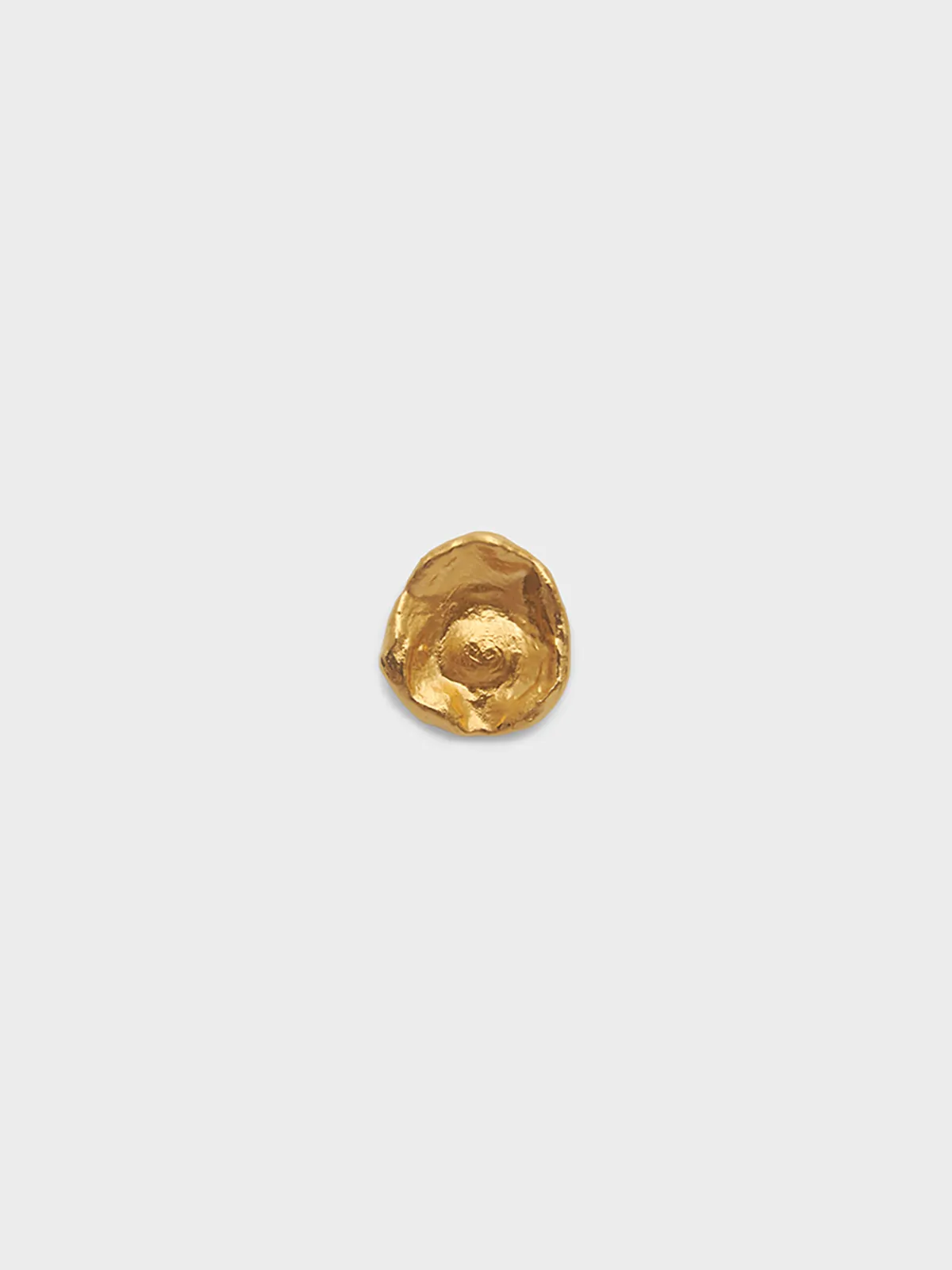 Clam Earring with Gold Plating