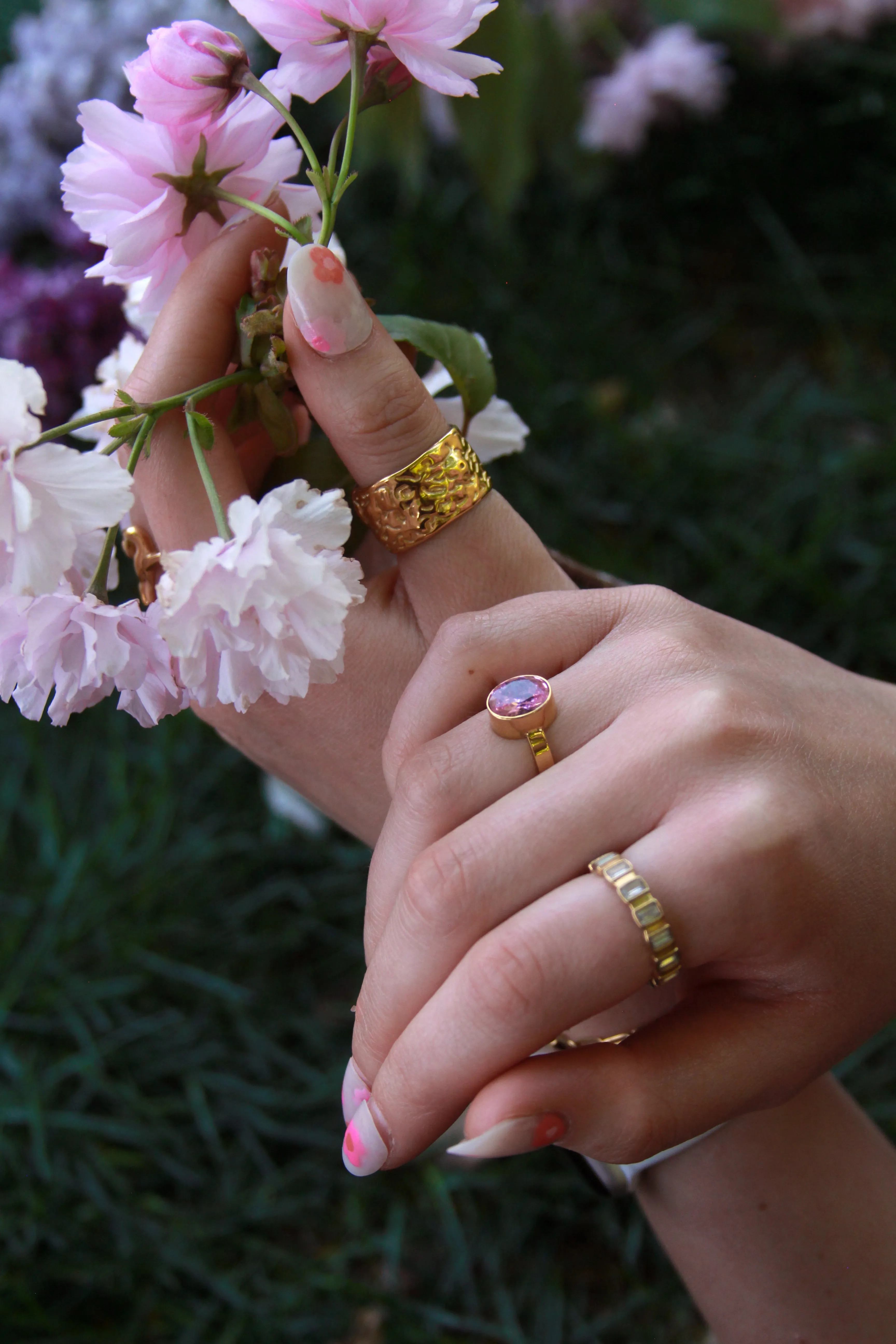 Classy Baguette Fashion Ring