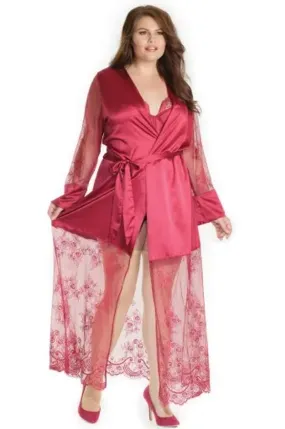 Coquette Diva Satin Robe