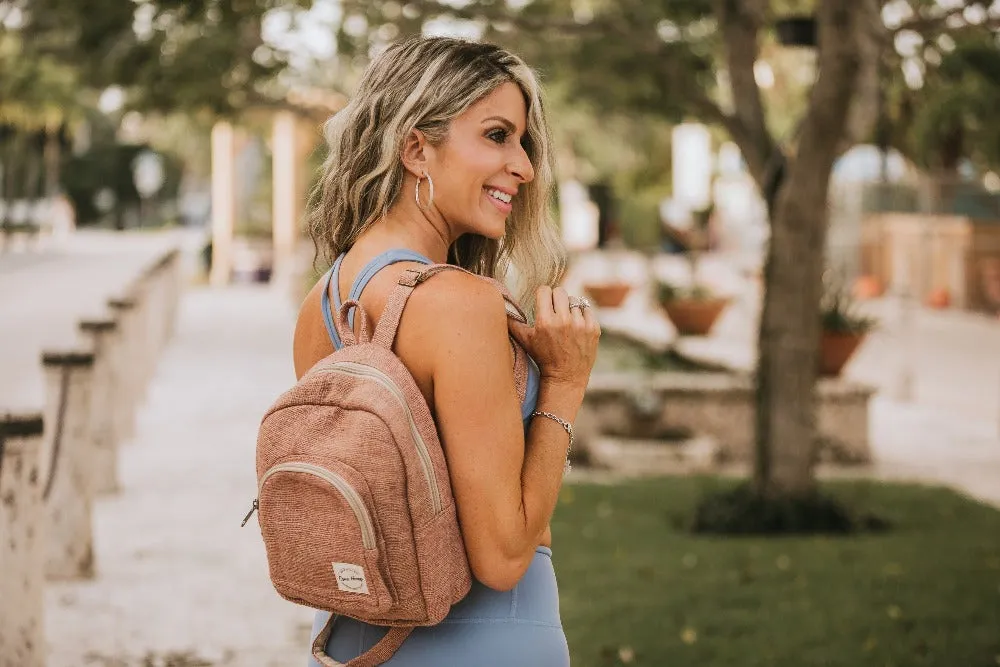 Core Hemp Mini Backpack - Himalayan Pink