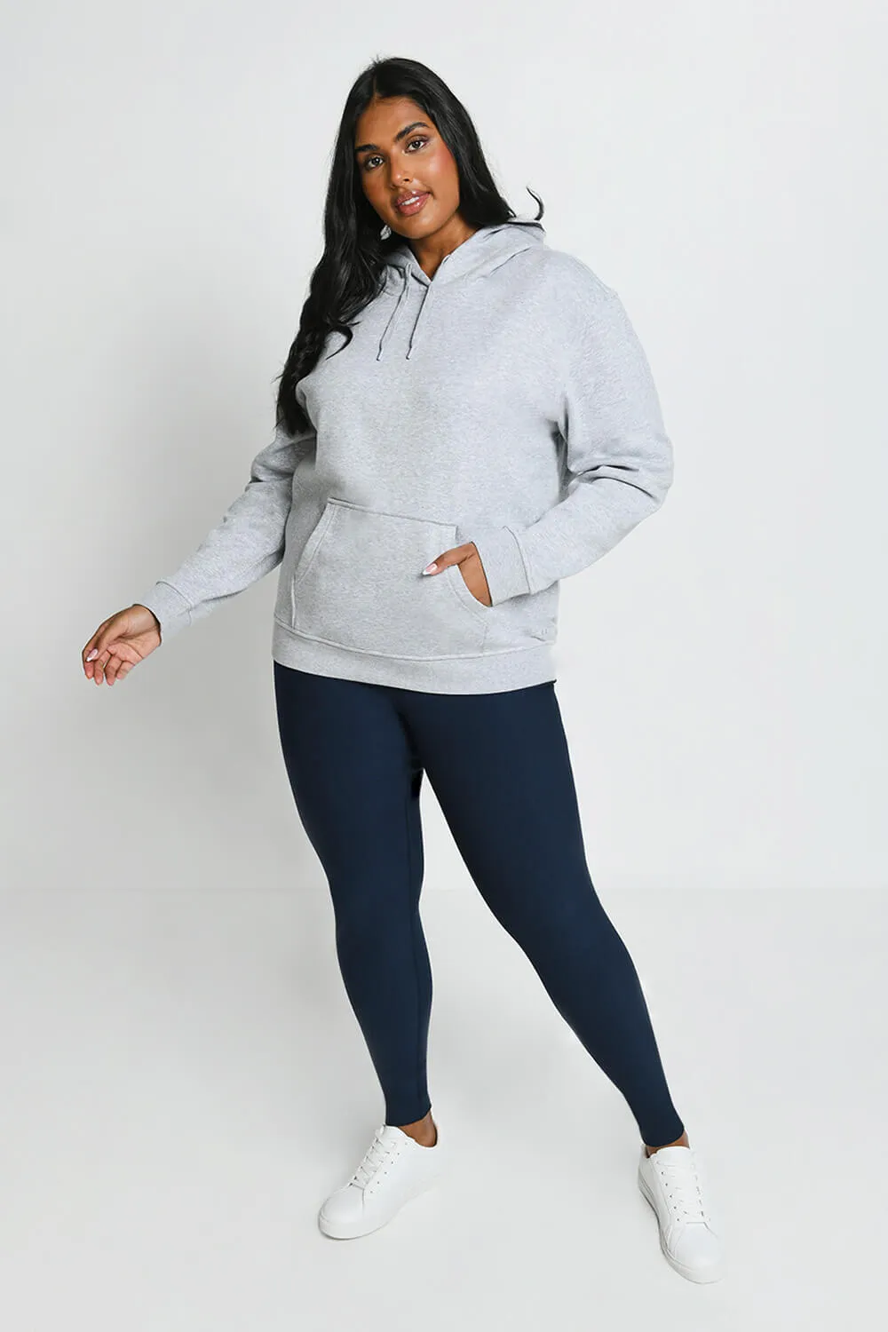 Curve Winter Everyday High Waisted Leggings - Navy