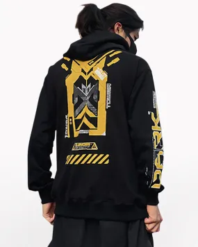 Cyberpunk Futuristic Sci-fi Functional Hoodie