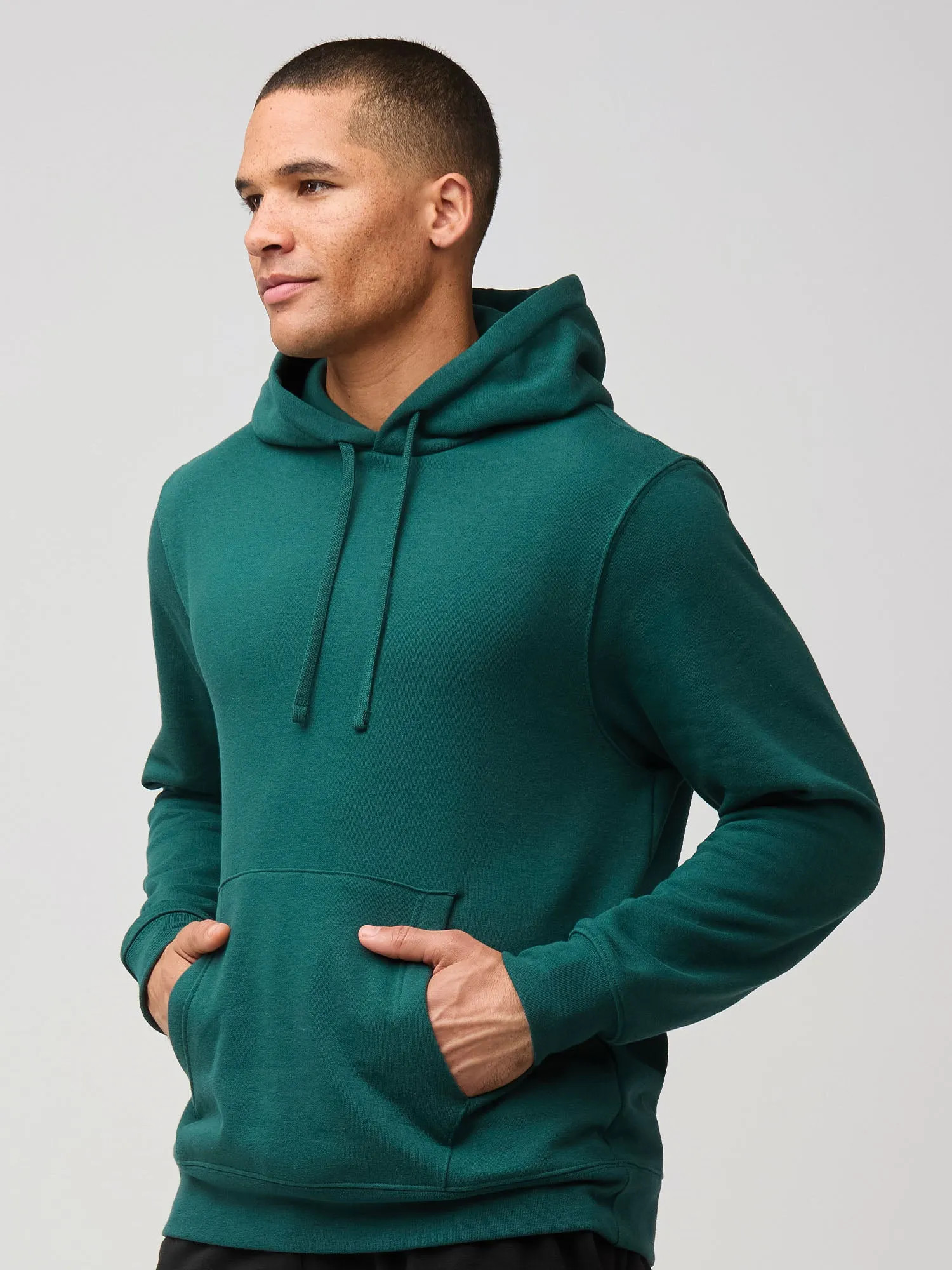 Dark Emerald Pullover Hoodie