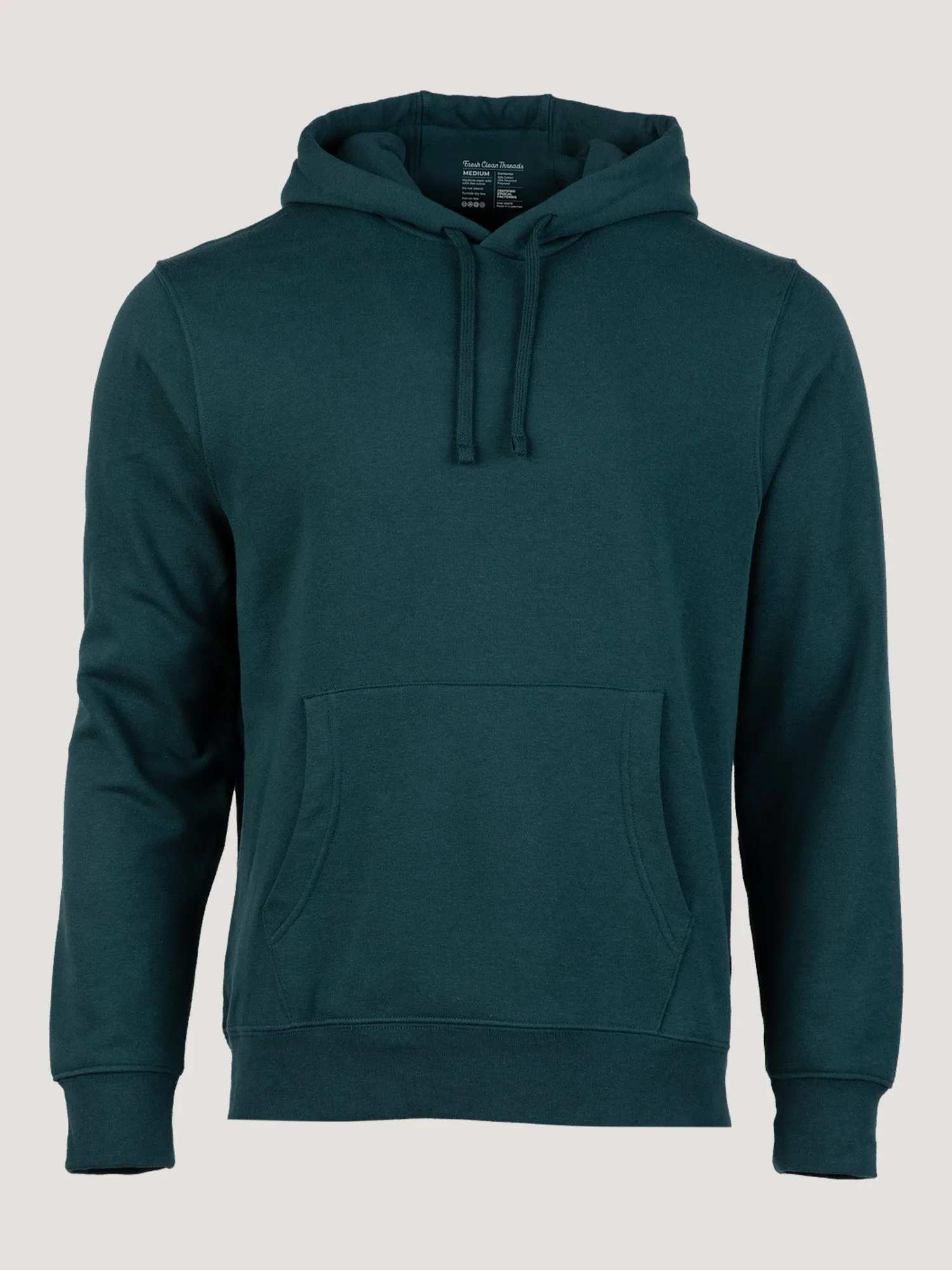 Dark Emerald Pullover Hoodie