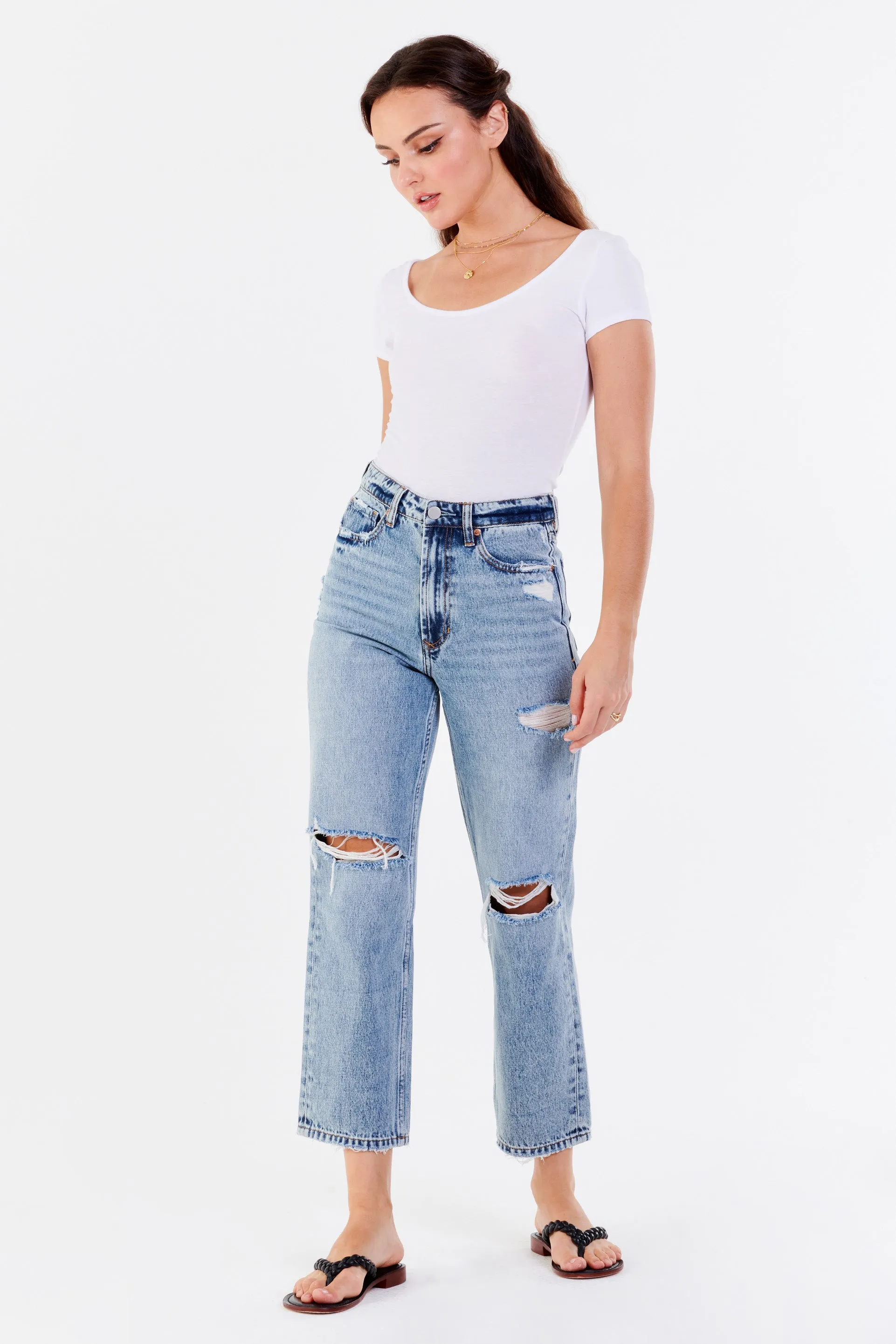 Dear John 90’s Relaxed Straight Leg Jeans in Allure