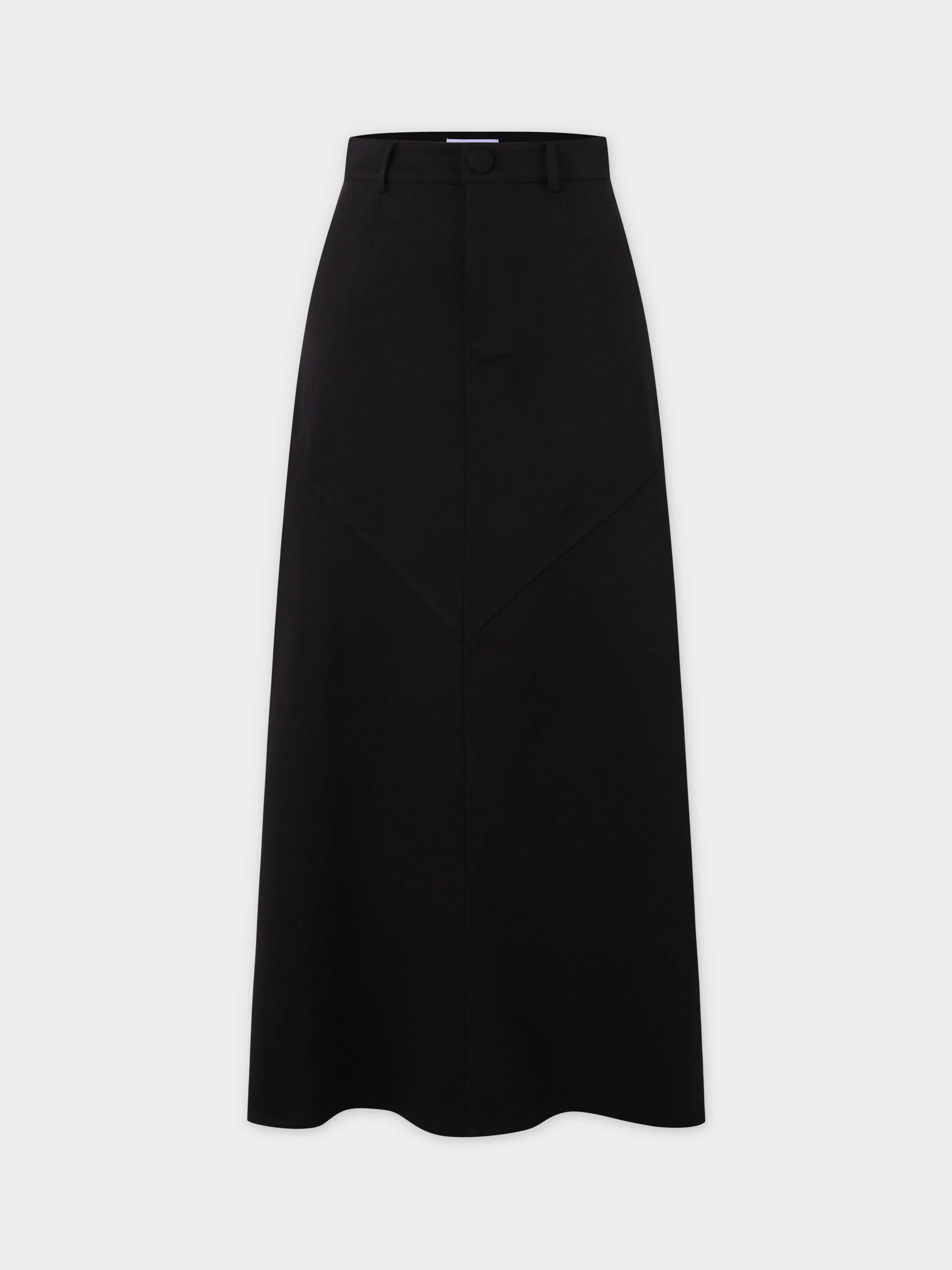 Deep V Skirt-Black