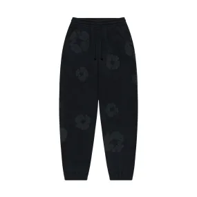 Denim Tears Cotton Wreath Sweatpants Black Monochrome