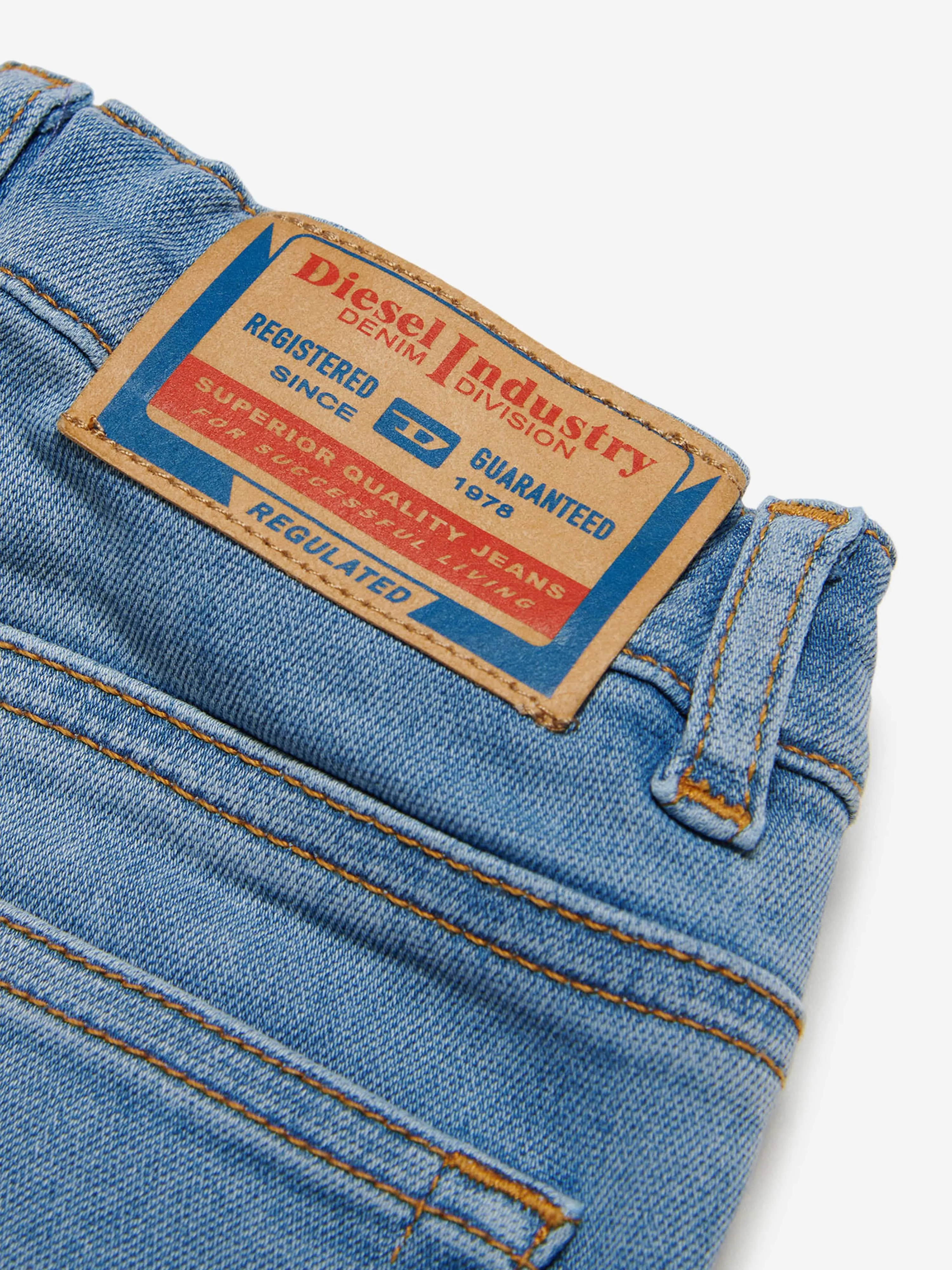 Diesel Baby Regular Fit Jeans in Blue