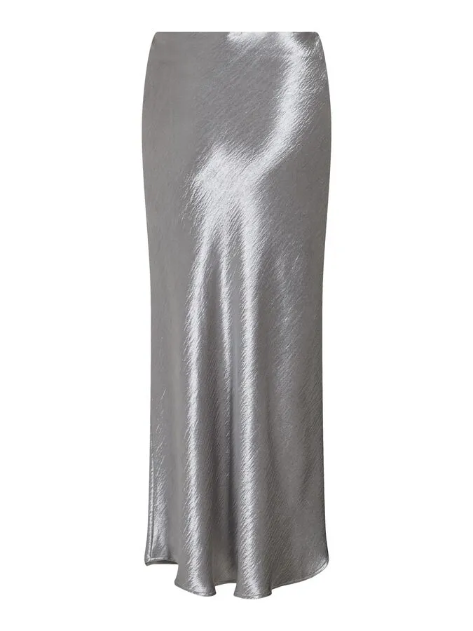 Dinne Slip Skirt - Silver