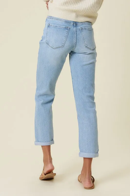 Distressed Mom Jean - Online Exclusive