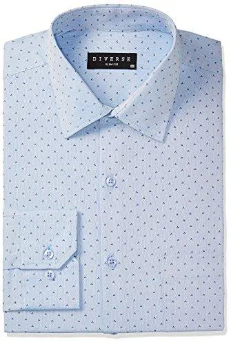 Diverse Men's Formal Shirt (8903905009302_DVF01F2L01-52_42_Light Blue)