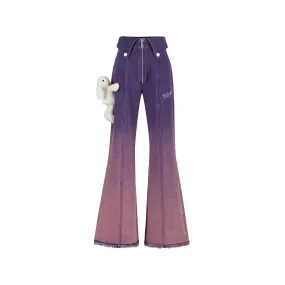 Doozoo Gradient Color Jeans in Purple