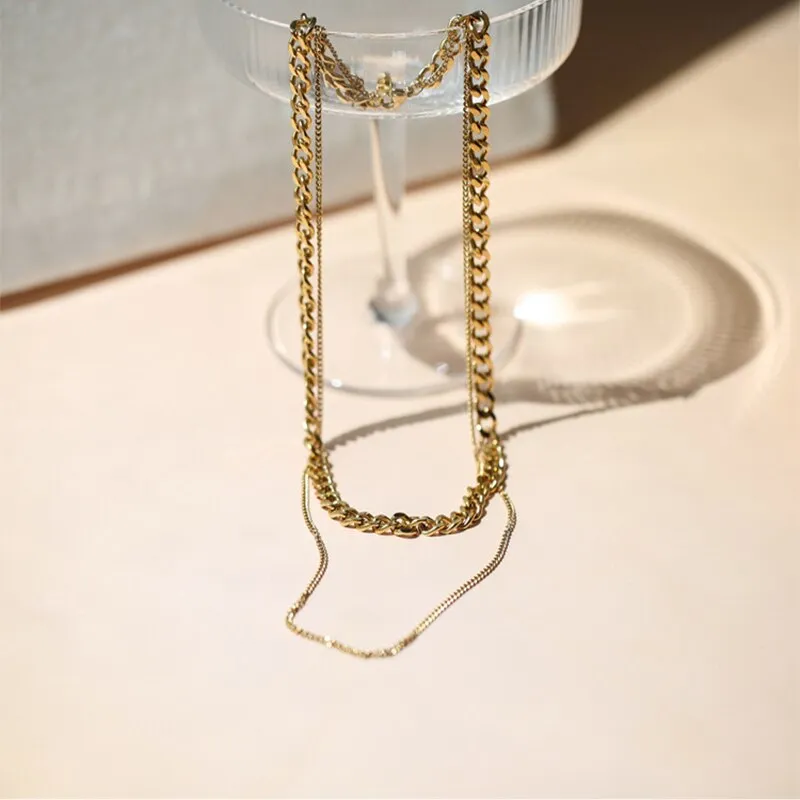 Double Layer Chain Necklace