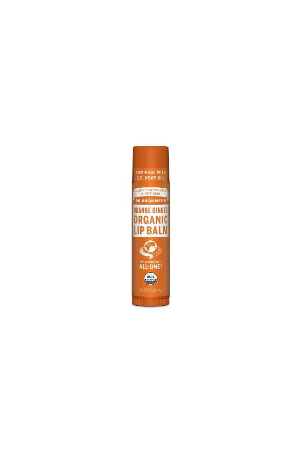 Dr Bronner's Lip Balm Orange Ginger 4g