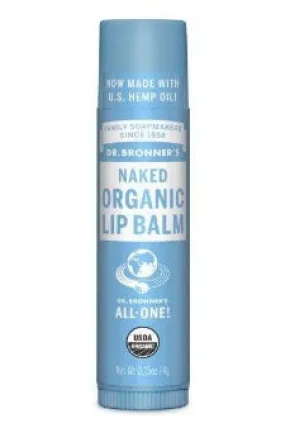 Dr. Bronner's Organic Lip Balm Naked 4g