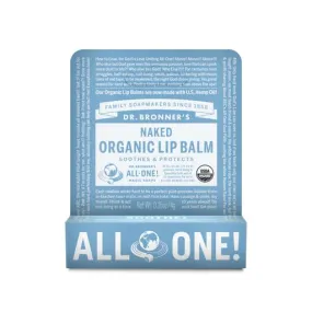 Dr. Bronners Organic Lip Balm - Naked - NEW