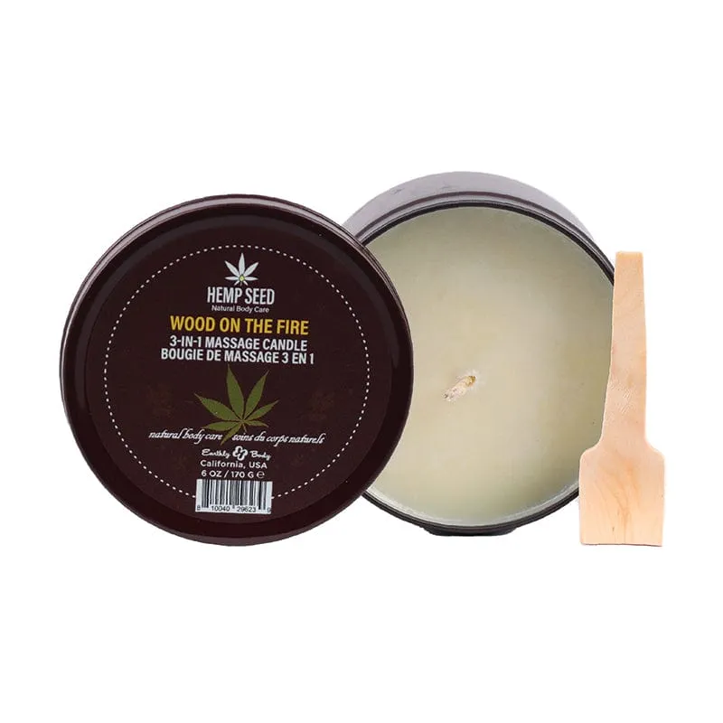 Earthly Body 3 in 1 Holiday Massage Candle