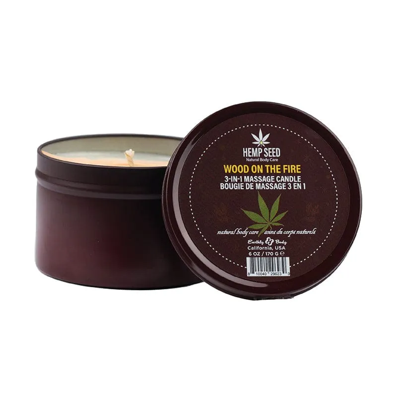 Earthly Body 3 in 1 Holiday Massage Candle