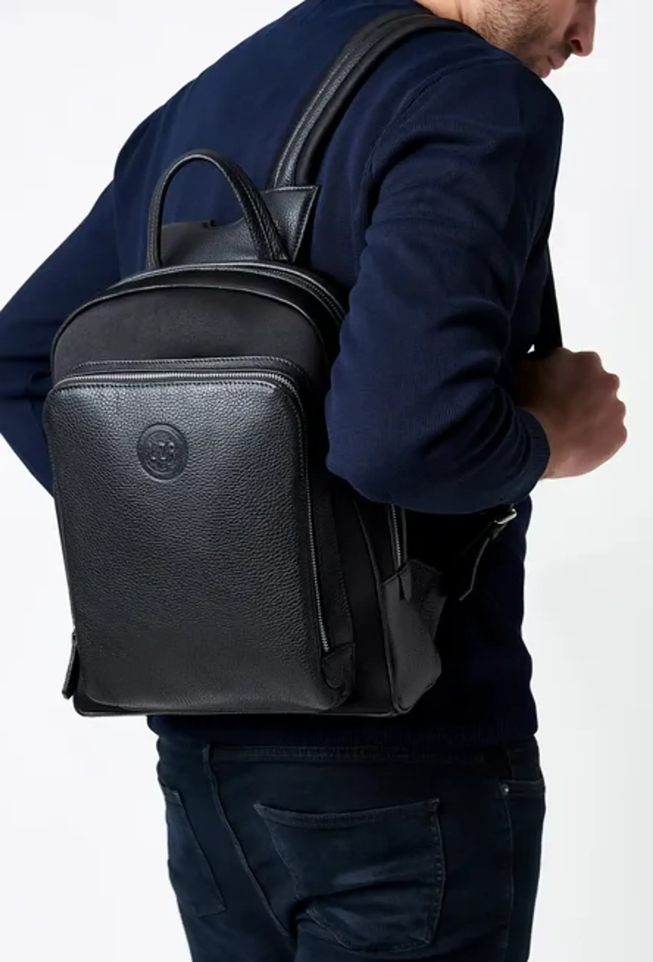 Everyday Neoprene & Leather Backpack