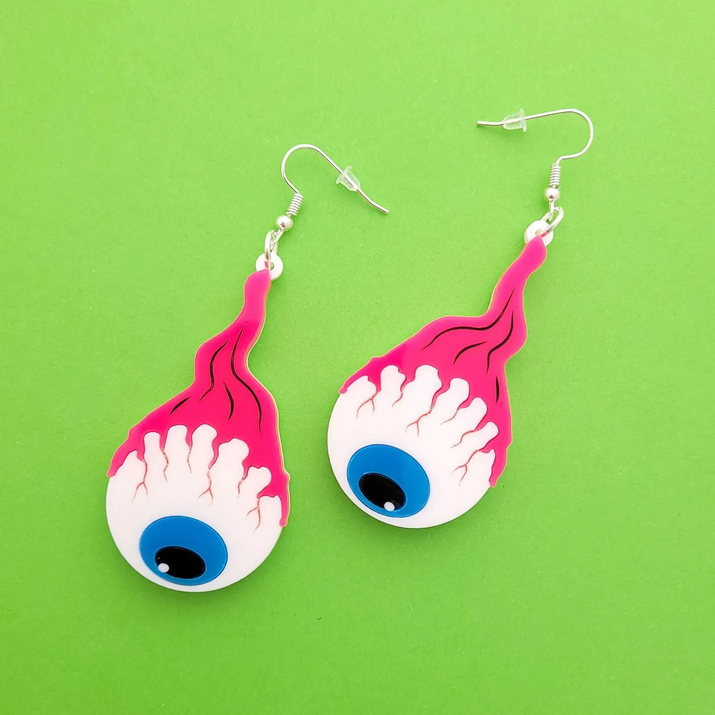 Eyeball Dangle Earrings by Sugar & Vice