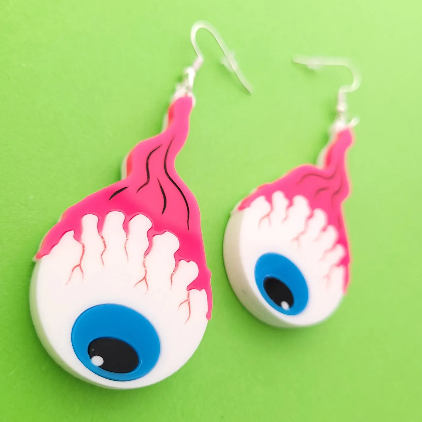 Eyeball Dangle Earrings by Sugar & Vice