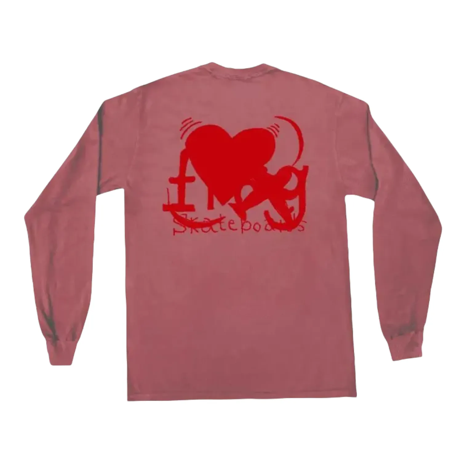 Frog Damaged Love Connection Longsleeve T Shirt Red