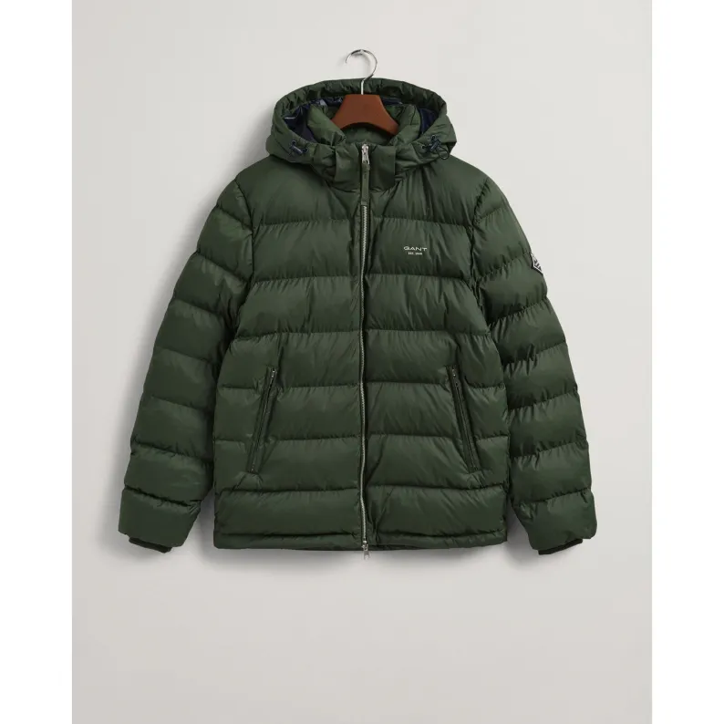 GANT Active Cloud Jacket - Storm Green