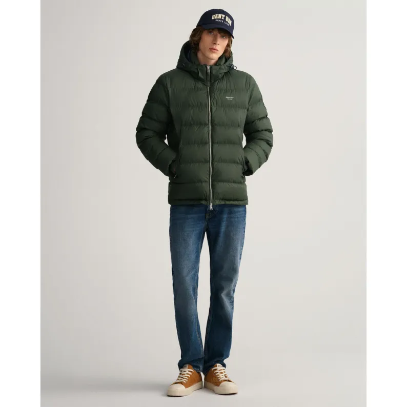 GANT Active Cloud Jacket - Storm Green