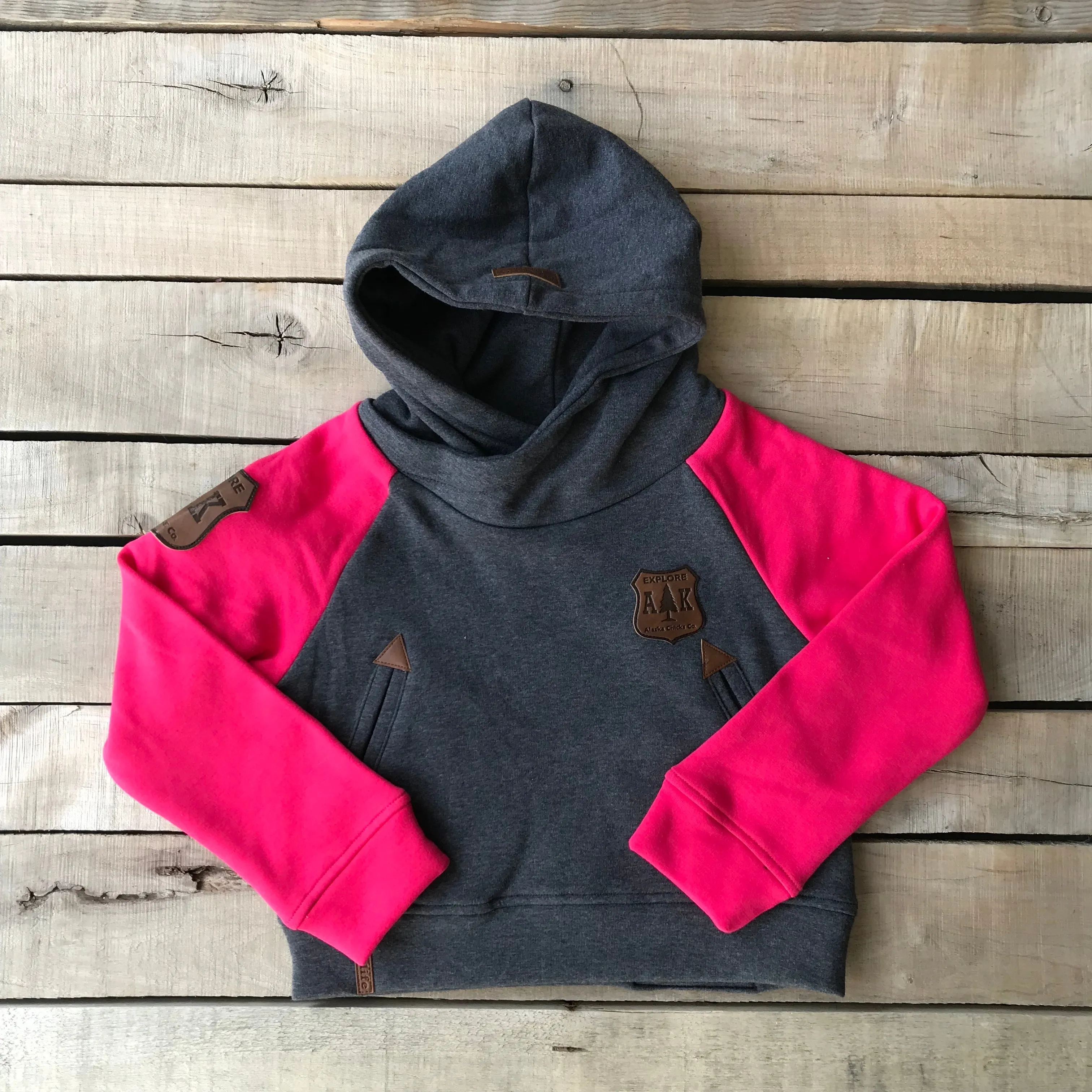 Girl's Two-Toned Hoodie