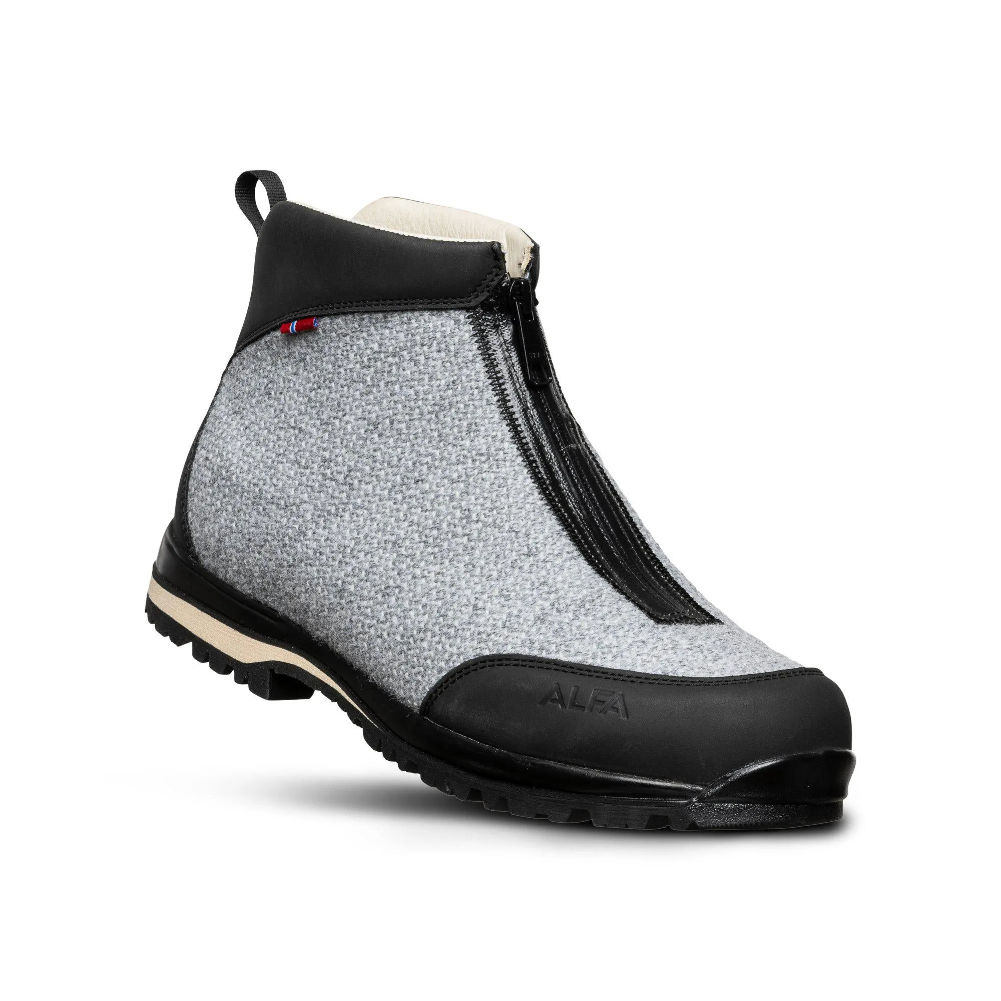 Grend M - Winter shoe with wool men - GREY