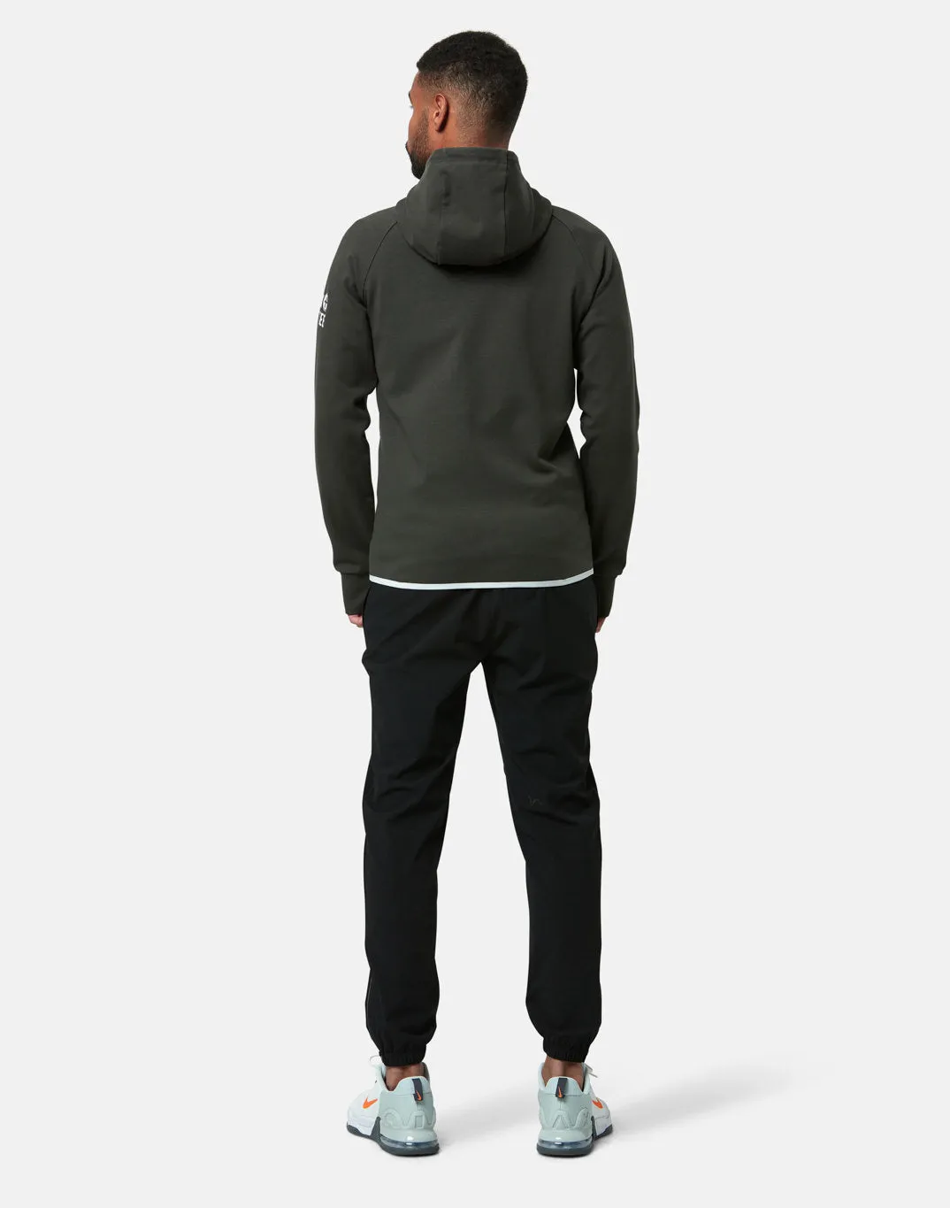 Gym Coffee Chill Zip Hoodie (Mens) - Khaki