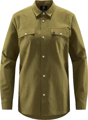 Haglöfs Women&#x27;s Curious Hemp Shirt Olive Green | Buy Haglöfs Women&#x27;s Curious Hemp Shirt Olive Green here | Outnorth