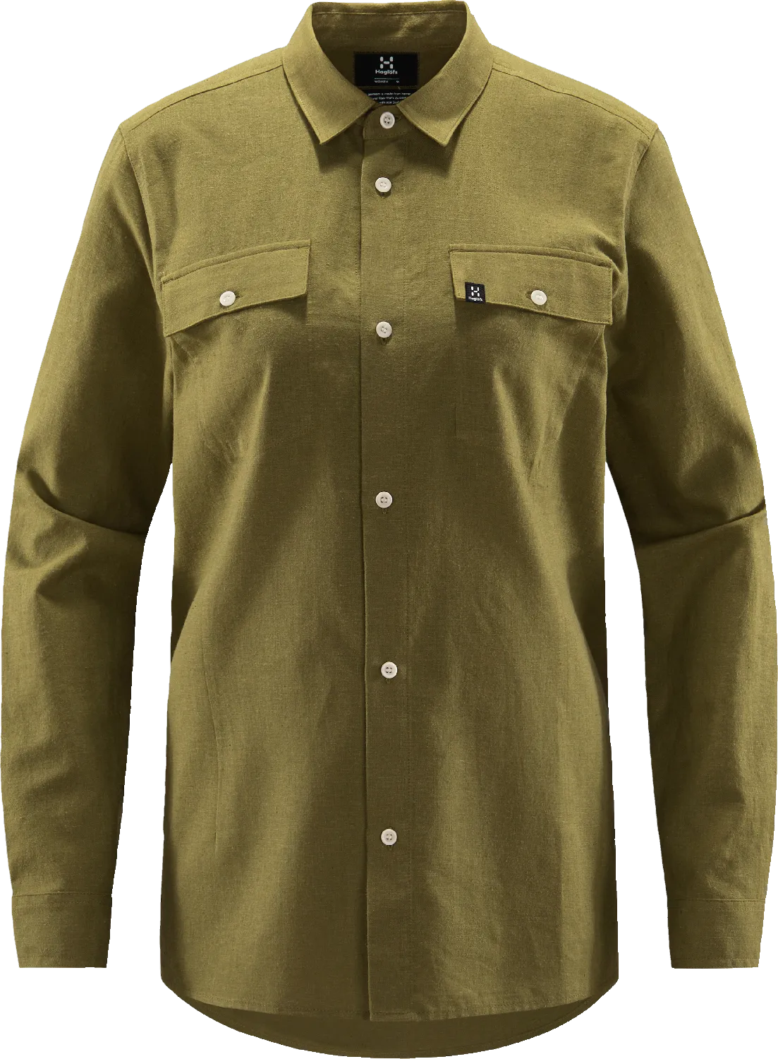 Haglöfs Women&#x27;s Curious Hemp Shirt Olive Green | Buy Haglöfs Women&#x27;s Curious Hemp Shirt Olive Green here | Outnorth