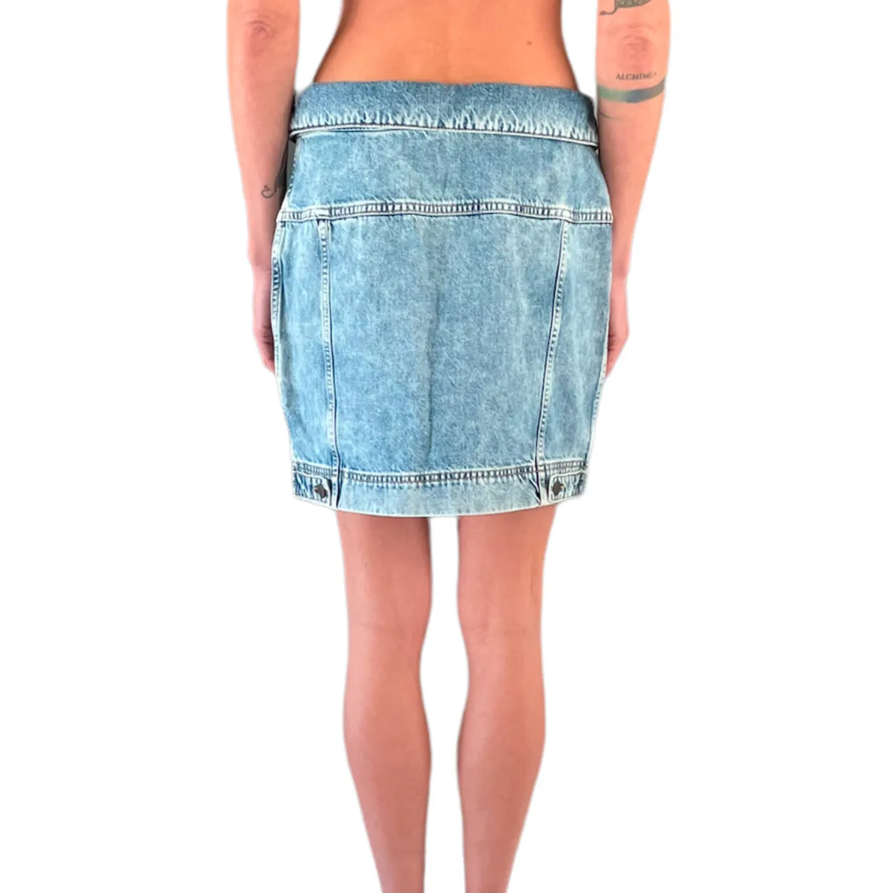 H&M X Moschino Denim Mini Skirt