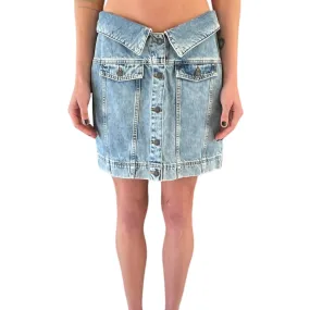 H&M X Moschino Denim Mini Skirt