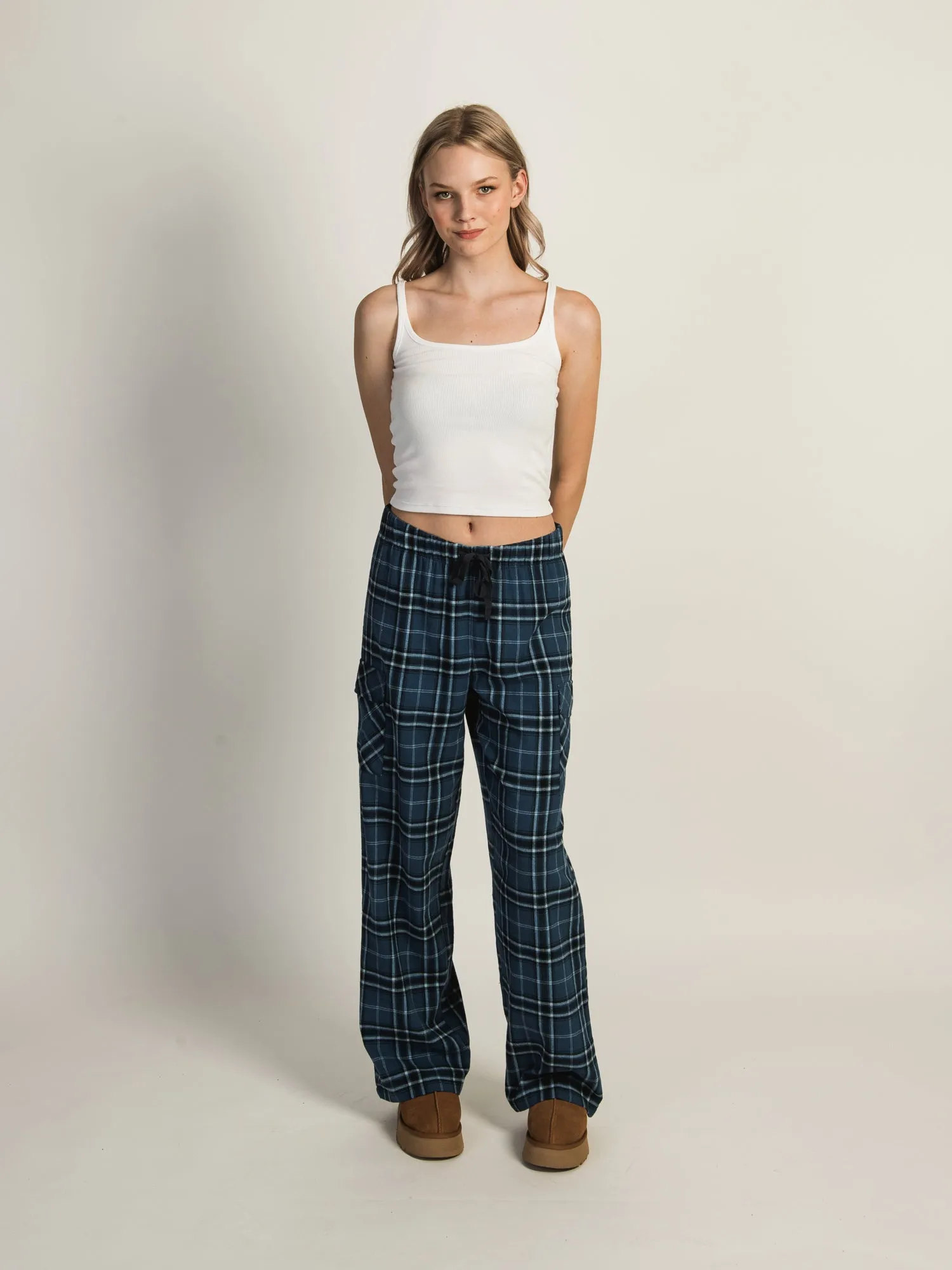 HARLOW KHLOE CARGO PANT - NAVY