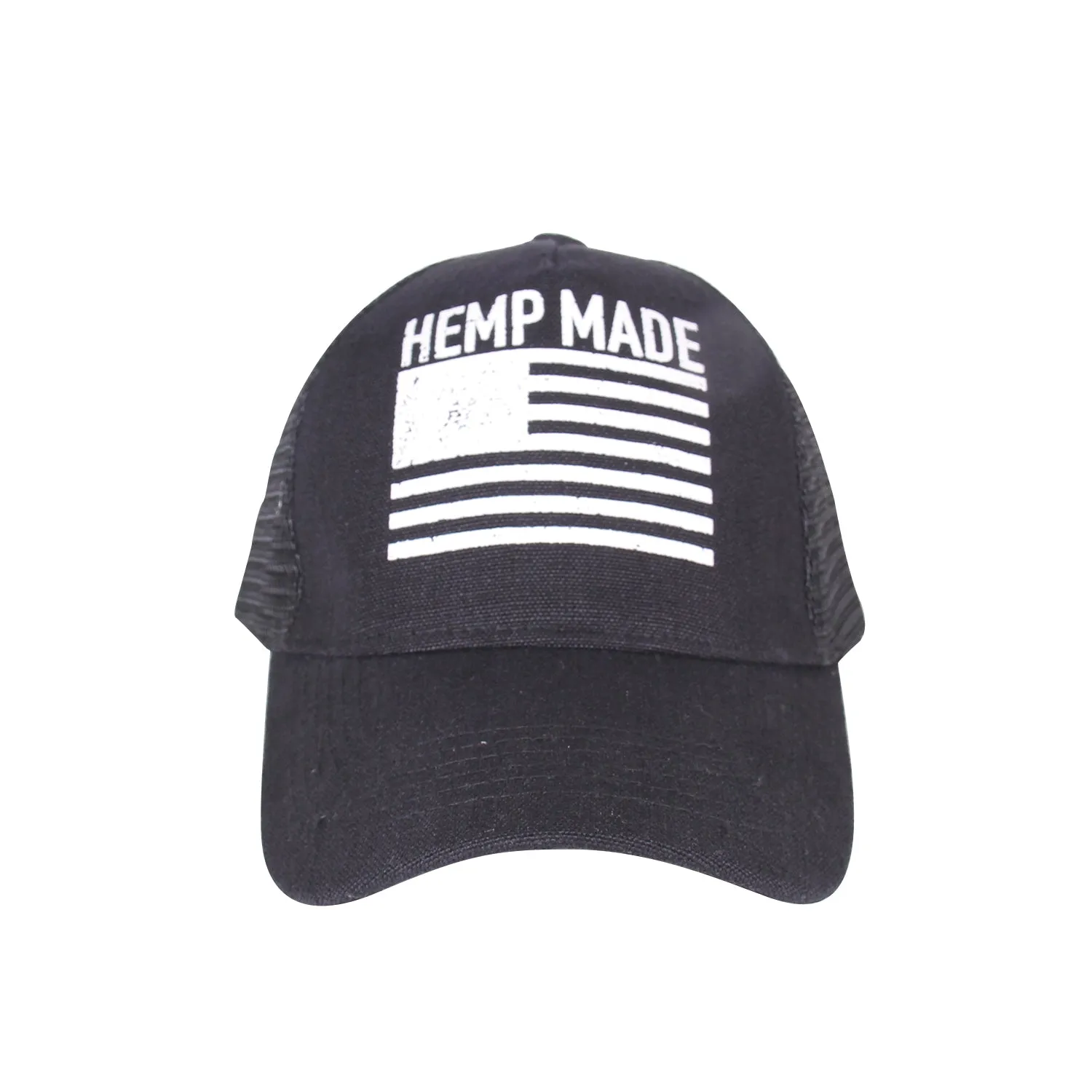 HEMP MADE Black Trucker Hat