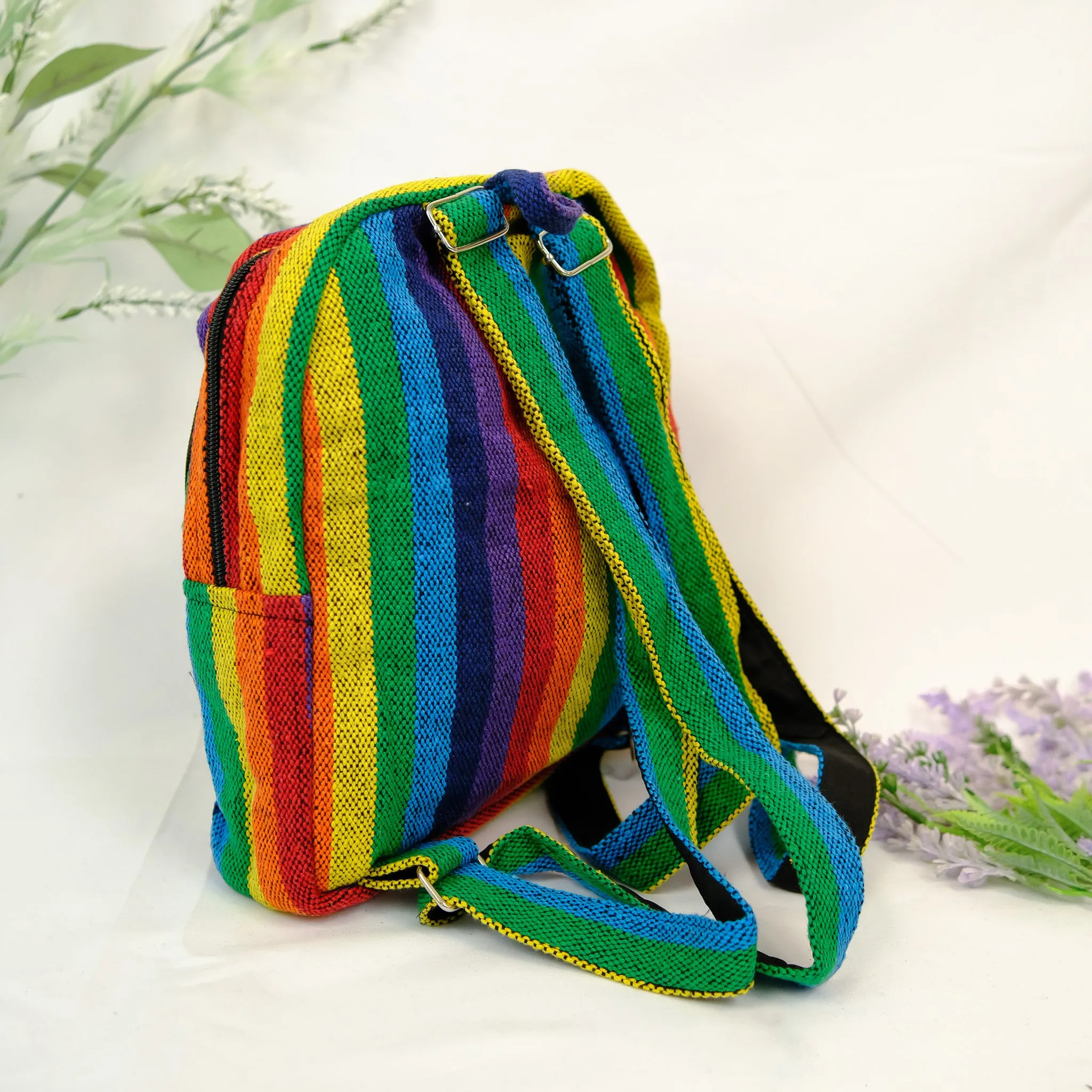 Hemp Rainbow Pride Back Pack