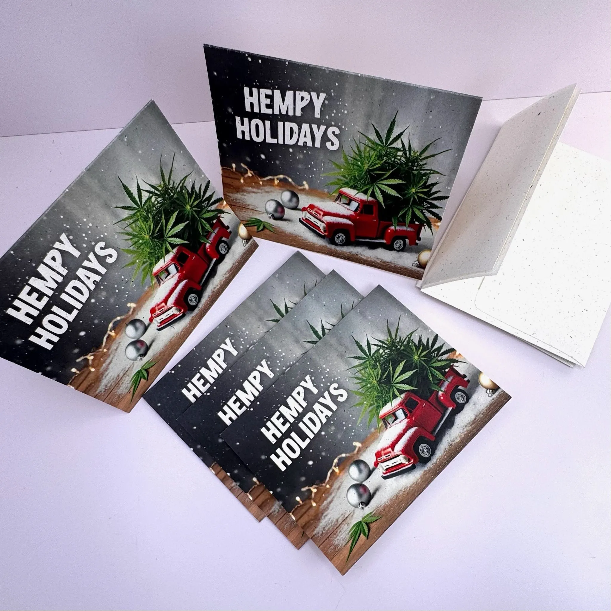 Hempy Holidays - Winter Cards (5 pack)