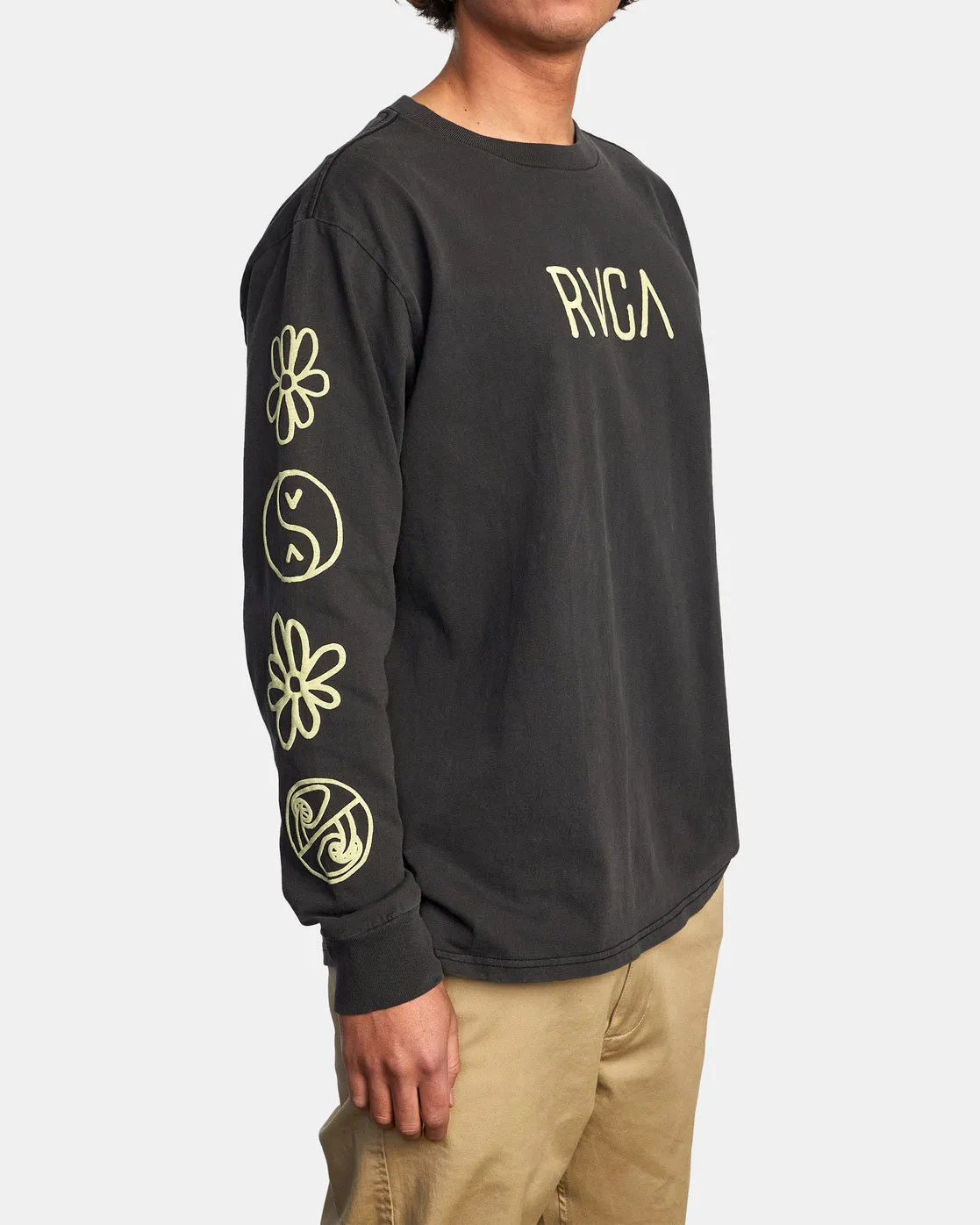 Hi Dez Long Sleeve Tee - Black