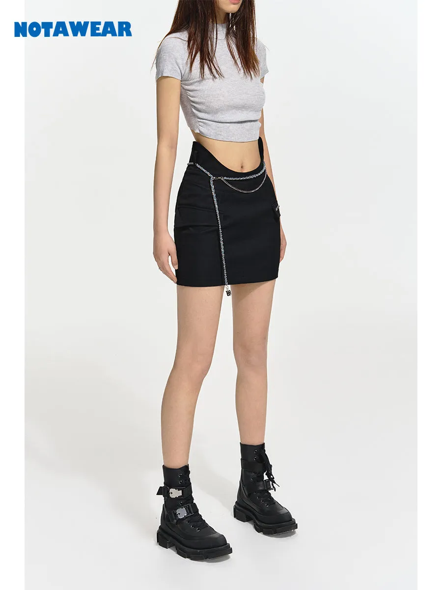 High-waist Nichi Unique Mini Tight Skirt