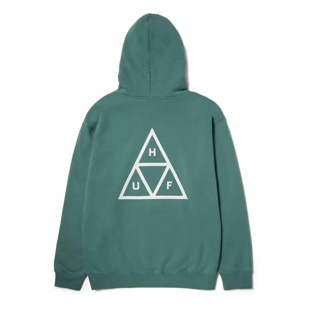 HUF Set Triple Triangle Pullover Hooded Sweatshirt Sage Green