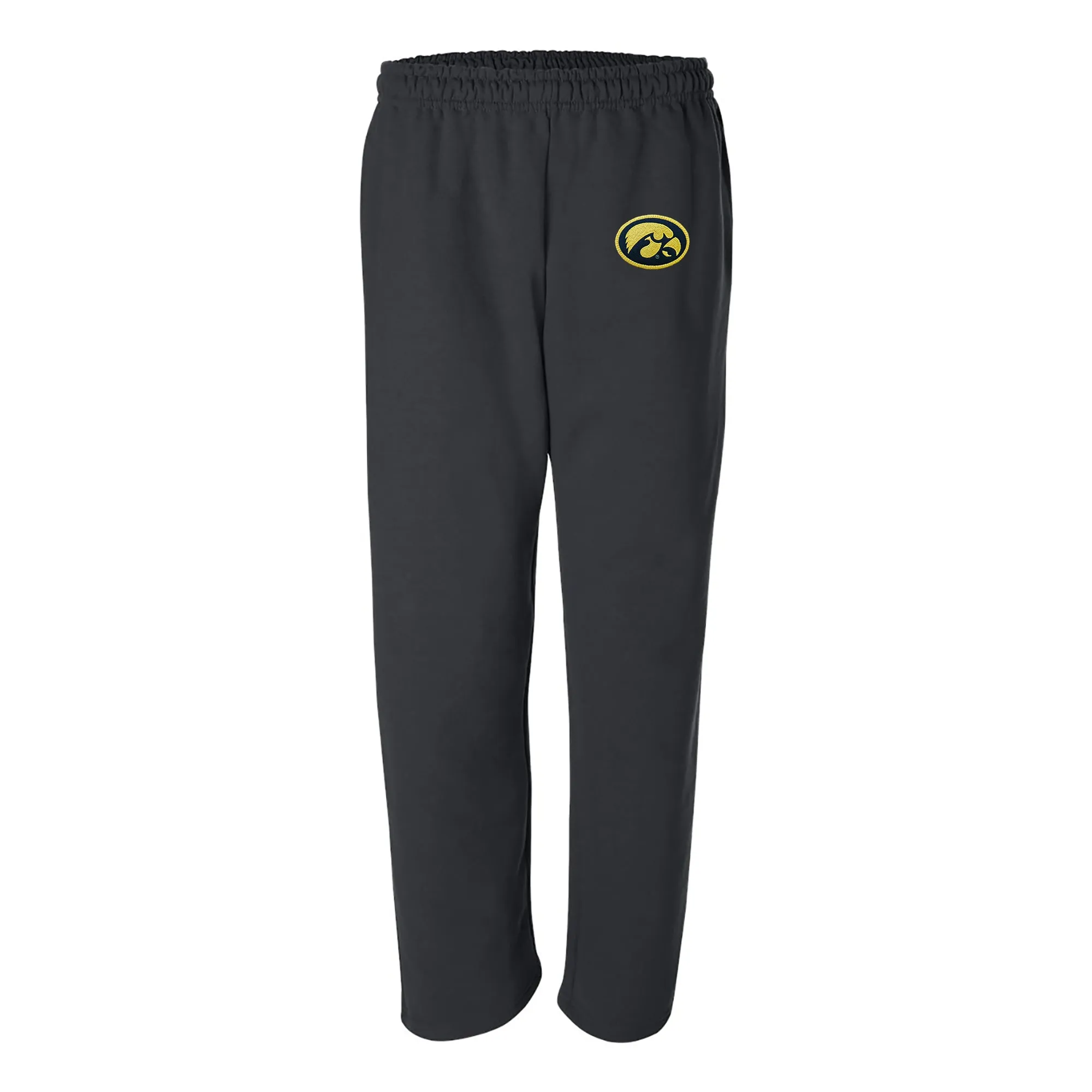 Iowa Oval Logo Patch Sweatpants - Black